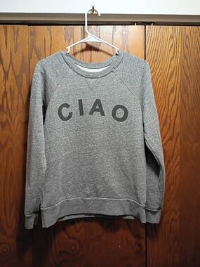 Sol Angeles Gray 'CIAO' Crew Sweatshirt